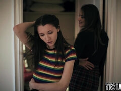 Cul, Brunette brune, Poilue, Hard, Lesbienne, Réalité, Adolescente, Nénés