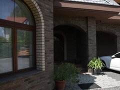 Tette grandi, Tettona, Schizzo di sborra, Cieca, Tette naturali, All'aperto, Rossa, Tette