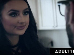 Adult Time: Eliza Ibarra's Naughty Encounter with Her Hunky Colleague Leads to a Creamy Surprise!