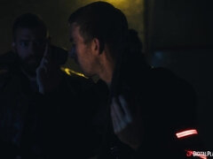 Røvslikning, Store bryster, Blondine, Brunette, Lesbisk, Slikning, Fisse, Mager