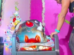 Анальный секс, Жопа, Большая жопа, Дилдо, Женщины, Латиноамериканки, Соло, Сквиртинг