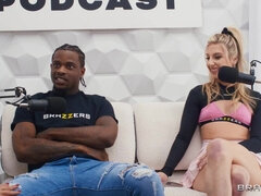 The Brazzers Podcast Episode with Interracial Threesome: Alexis Fawx, Damion Dayski, Cheerleader Kait