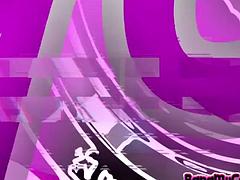 In den arsch, Asiatisch, Grosse titten, Braunhaarige, Masturbation, Schlampe, Solo, Spielzeuge