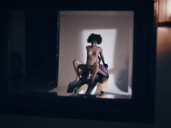 Cul, Blonde, Doigter, Humiliation, Interracial, Seins naturels, Chatte, Gicler