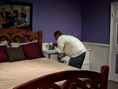 Gros seins, Sucer une bite, Brunette brune, Tir de sperme, Hard, Nénés