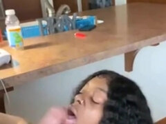 Ebony Teen Sucking BBC