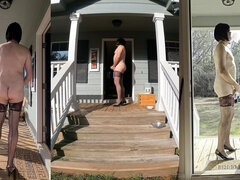 Amatőr, Amerikai, Transzvesztiták, Kézimunka, Maszti, Szabadban, Egyedül, Harisnya