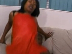 Hot Ebony teen amazing porn video