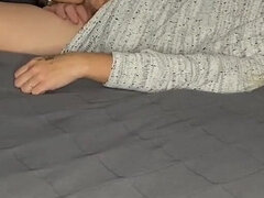 Blonde, Couple, Européenne, Femelle, Doigter, Masturbation, Orgasme