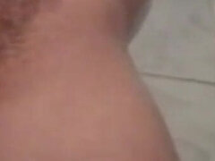 Badrum, Brunett, Dildo, Tysk, Hårig, Fitta