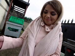 아마추어, 오랄섹스, 야외의, 셀카, 공개적인, 학생