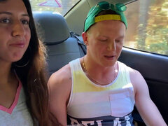 Gang-fuck, cum mouth, cum onto face