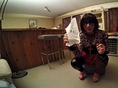 Blasen, Latex, Masturbation, Reif, Höschen, Pov, Transfrau