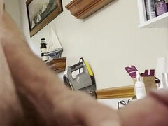 Daddys Fat Cock Gets Sucked by His Buddy and He Cums From a Hand Job