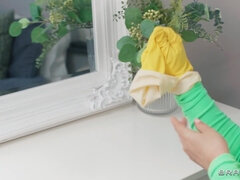 お尻, チン, 人形, メイド, オーガズム, オマンコ, オッパイの, 濡れ