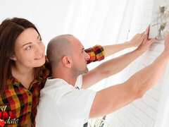 Anal, Stor kuk, Avsugning, Brunett, Naturliga tuttar, Mager, Tonåring, Tuttar