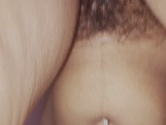 Veľké péro, Čierne, Vlasatej, Homemade, Dospelé, Drobunké, Pička, Stockings