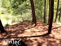 My Stepmom Took Me to a Public Forest to Get All My Milk - MILF