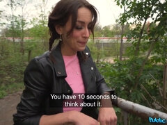 Hundestilling, Komme på ansigtet, Fransk, Monster, Udendørs, Pov, Barberet, Bryster