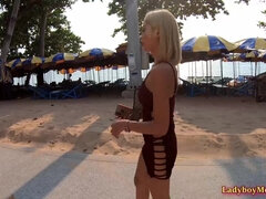 Amateur, Anal, Asiatique, Cul, Plage, De plein air, Pov, Thaïlandaise