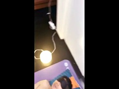 No tits Asian Katoey fucking with a shy masked faggot