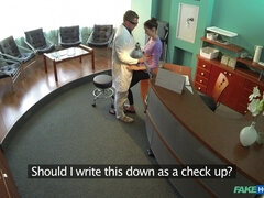 Amatéri, Lízanie análu, Brunetka, Doktor, Honění, Kancelária, Zrezanie, Uniforma