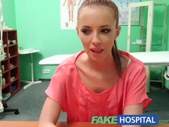 Gina Devine's patient returns for more with her small tits & tight pussy craving a big cock in her hospital room