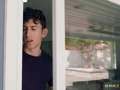 Ameriški, Velike joške, Fafanje, Busty, Zabava, Muco, Obrito, Trojček