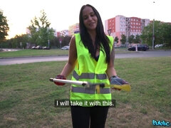 18 jaar, Grote lul, Pijpbeurt, Bruinharig, Hardcore, Geld, Buiten, Openbaar