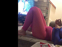 sista-in-law teasing me in sheer pantyhose and top with wife�s permission