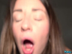 Amatoriale, Tette grandi, Pompino, Schizzo di sborra, Da dietro, Facciale, All'aperto, Pubblico