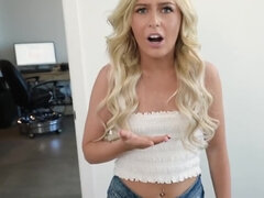 금발의, 콘돔, 입에 사정, 귀여운, 도기스타일, 셀카, 금기, 청소년