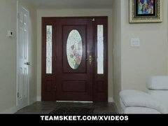 Teamskeet - teenager (Dixie Lynn) with freckles gets a facial