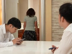 Japanese MILF Sumie Hirota Cheats with Friend's Son - Big Boobs, Squirting, and Cream Pie