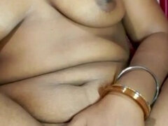Indian fat MILF amateur solo video