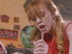 18, Stor kuk, Avsugning, Rödhårig, Tonåring