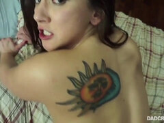 Amatőr, Tekintélyes didik, Gesztenyebarna, Kebles, Házi készítésű, Természetes mellek, Nézőpont, Begyek