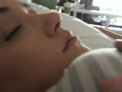 Svart, Brunett, Creampie, Blottande, Fotjobb, Flickvän, Piercing, Rakad