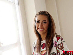 effortless going brunette Kara Faux has her cock thirst pleased