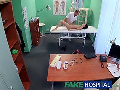 Sensual pussy therapy with fake hospital doctor