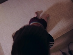 Amatør, Rumpe, Stor rumpe, Brunette, Par, Feit, Hunn, Milf