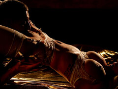 Amazing gentle sex with MILF August Taylor