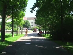 Vanessa Nude in Public - hot MILF erotic video