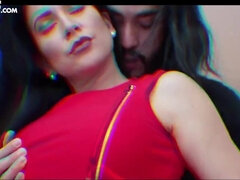 Verga grande, Tetas grandes, Mamada, Garganta profunda, Estilo perrito, Latina, Tetas naturales, Afeitado