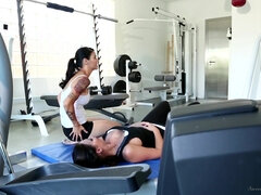 Lesbian Sweethearts Workout and Give Rimjobs - Analingus Scene 4 - Dana Vespoli