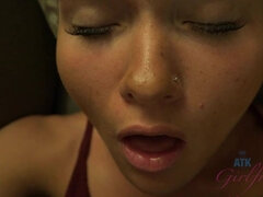 Zoey cums with your cock in her ass.