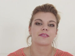 Buxom Blond European Babe Clementine Butt Fucking