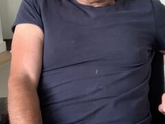 Amatoriale, Schizzo di sborra, Papà, Olandese, Masturbazione, Solo