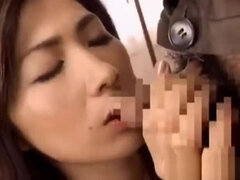 Japanese mature woman has cute part3