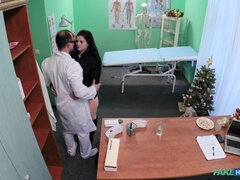 오랄섹스, 닥터, 핑거링, 대단히, 간호사, 사무실, 보지, 유니폼